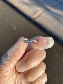 14k white gold ring