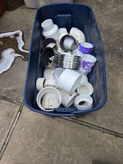 Plumbing pvc pipes and fittings - lot sale