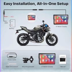 Motorcycle Carplay GPS Navigation System with Apple Carplay and Android Auto