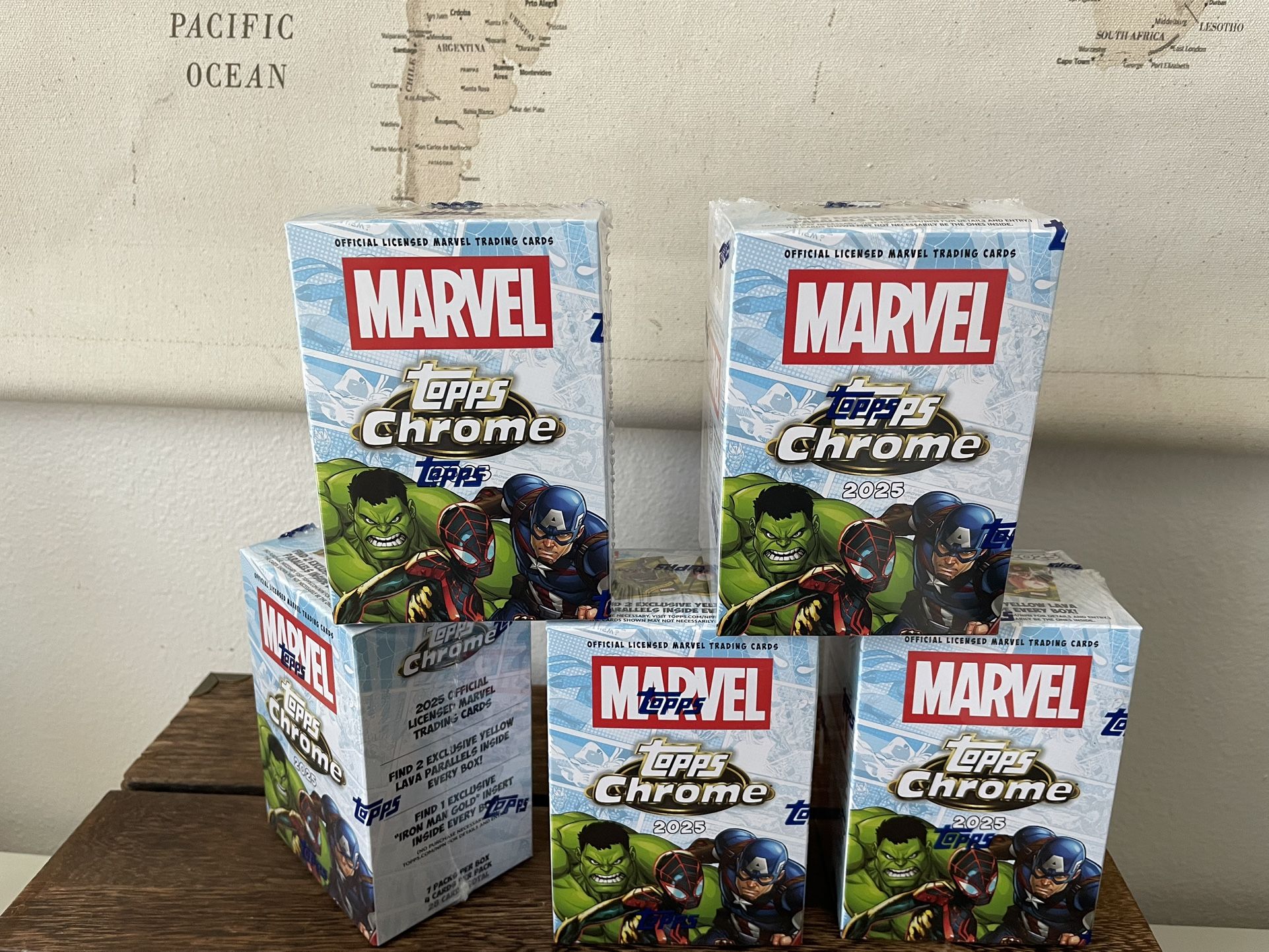 Topps Chrome Marvel Blaster Box - Factory Sealed