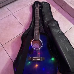 Ashthorpe Full-Size Cutaway Acoustic-Electric Guitar