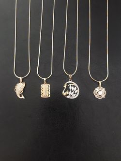 Gold plated pendant with chain ($9 each)