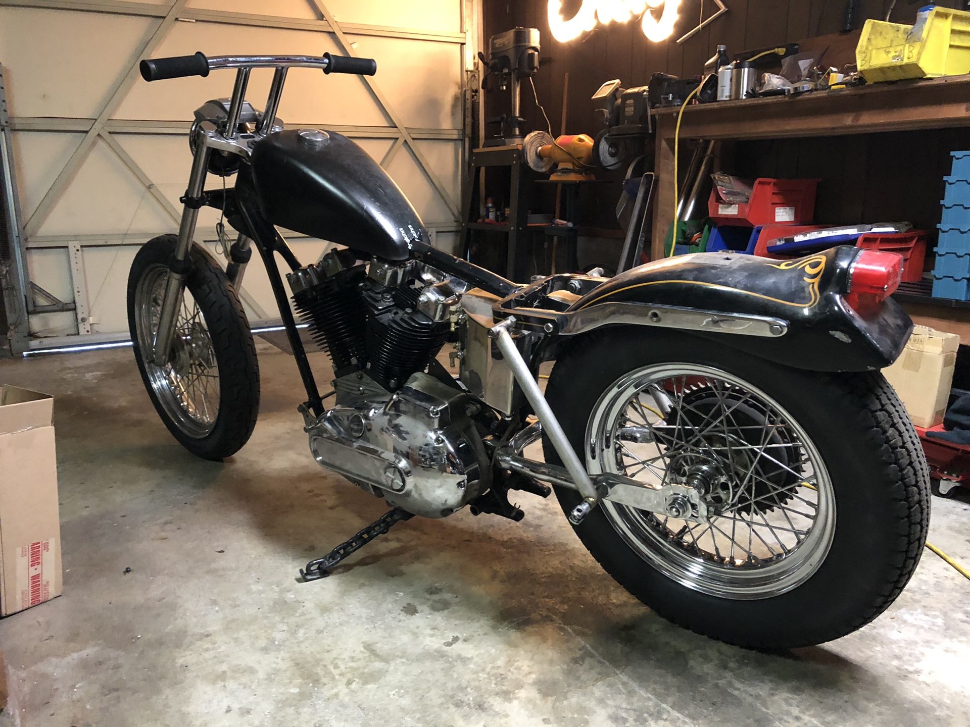 1968 Harley Ironhead Digger