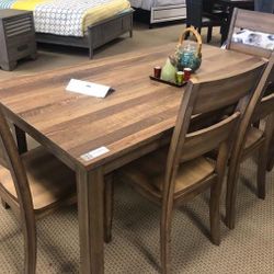 6-PC Sean Brown Dining Table Set