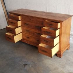 12 Drawers Antique Kent County Wooden Dresser 