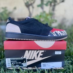 Jordan 1 Low Solefly Size 10.5 New 