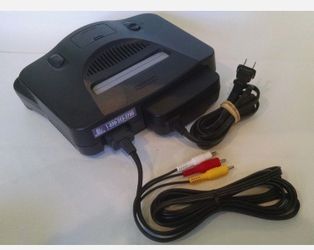 N64 Nintendo 64 Console w/ New Controllers + Mario Kart + Hookups -System Bundle