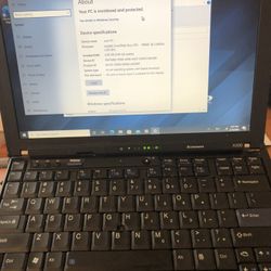 Lenovo X200  Windows  10 Processor 2.40 GHz Intel Core  2duo 6 GB Memory Ram 