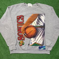 Vintage Seattle SuperSonics Crewneck Large