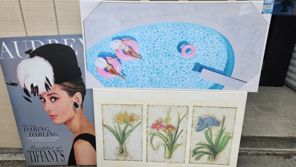 7 Large Wall Art Peices