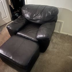 Faux Leather Chair