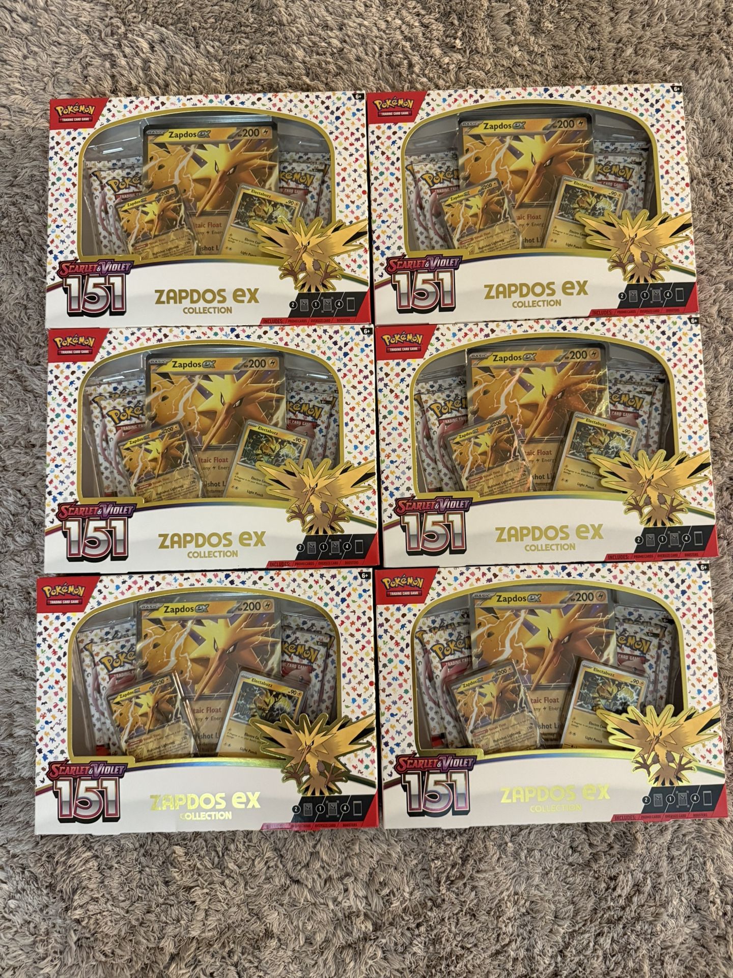 Pokemon 151 Zapdos Collection (6 Available)