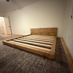 Full Size Wood Bedframe