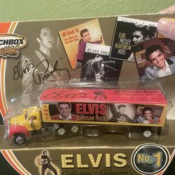 ELVIS PRESLEY JAIL HOUSE ROCK MATCHBOX MACK 50's TRUCK 1956  Mattel 1998 1:64