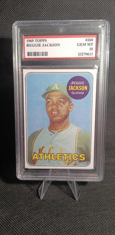 Graded 1960 Topps REGGIE JACKSON RC #260 *RP*