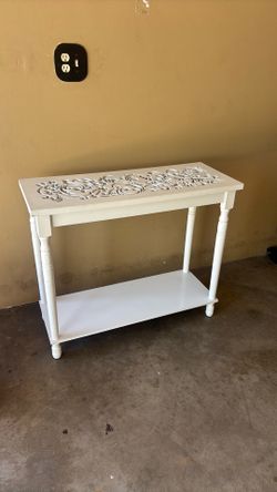 white console