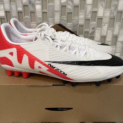 Nike Zoom Vapor 15 Academy AG Mens Sz 7.5 Soccer Cleats Crimson White DJ5630-600