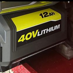RYOBI 40V 12.0 Ah Lithium Battery