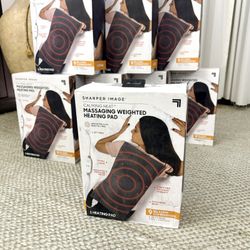 Sharper Image Massaging Weighted Heating Pad