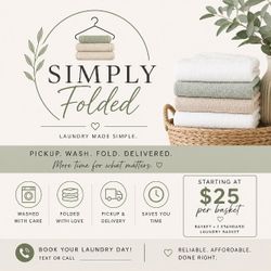Laundry Pickup & Fold Service