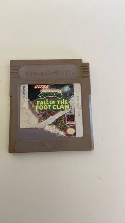 TMNT Fall of the Foot Clan Game Boy Cartridge