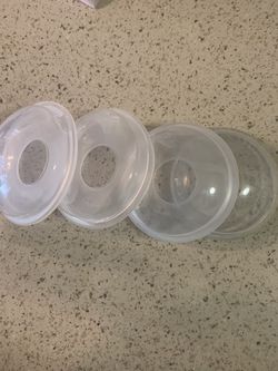 4 Breastmilk collector shells
