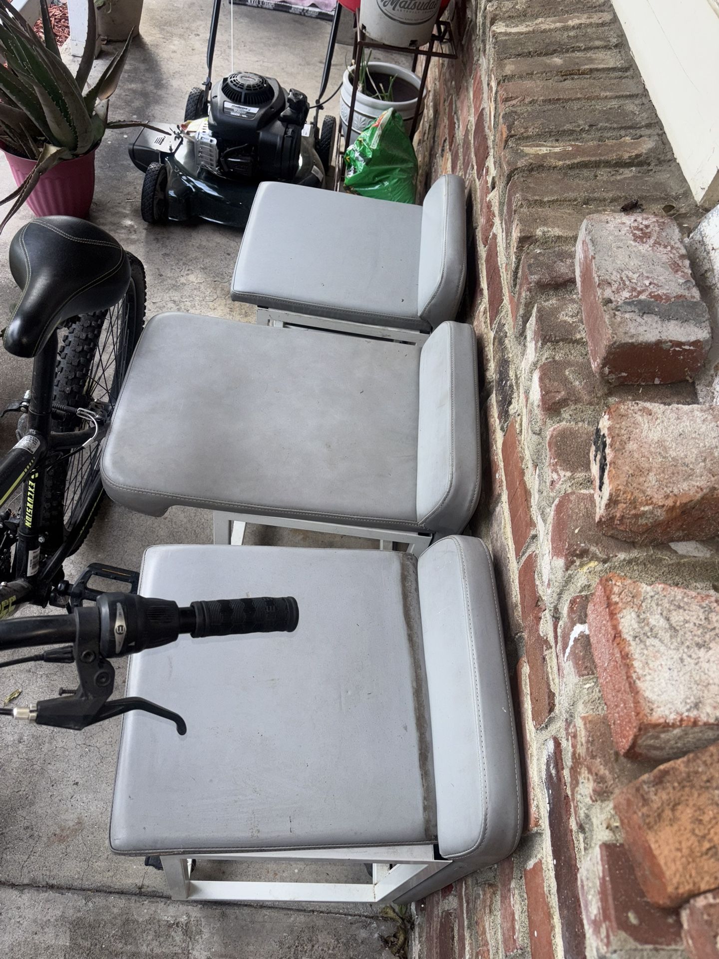 4 Outdoor Stools $20