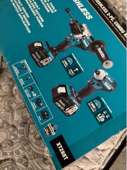 Brand New Makita XT288T 18V LXT Brushless Combo Kit