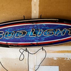 Bud light neon sign