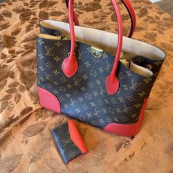 Louis Vuitton Flandrin Tote with Matching Wallet 