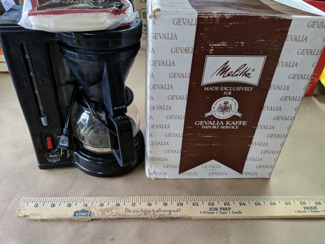 MELITTA GEVALIA 4 Cup Coffee Maker BCM-4CB Black