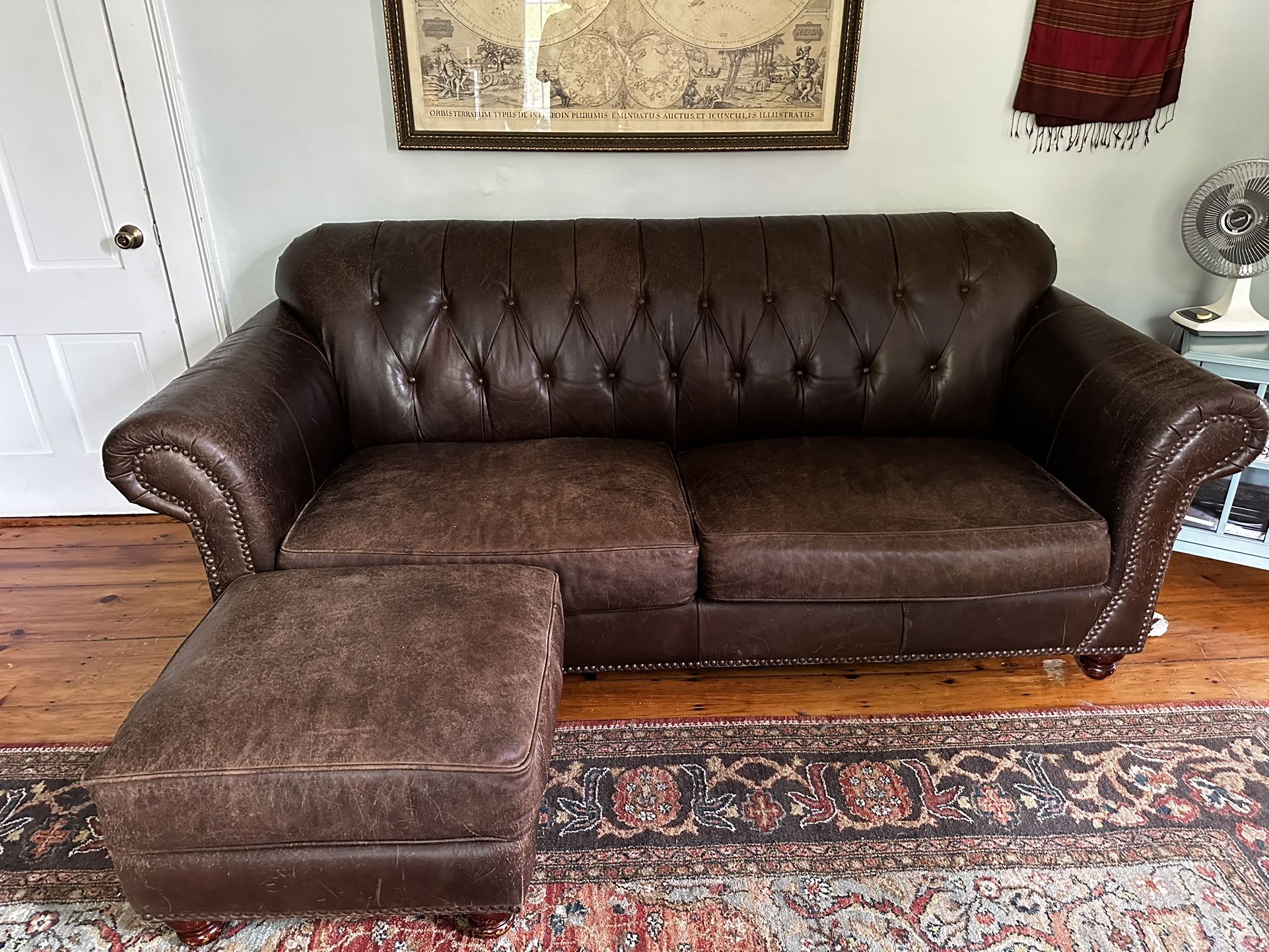 Free Large Leather Couch Sofa