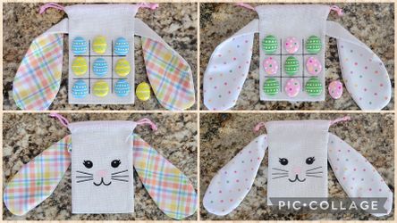 Easter Bunny Tic Tac Toe Sets - Perfect for Basket Stuffers!