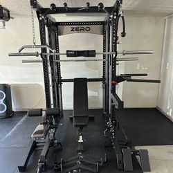Smith Machine 500 | Adjustable Bench | 245lb Cast Iron Olympic Weights | 7ft Olympic Bar | Fitness | Gym Equipment | FREE DELIVERY/INSTALLATION 🚚 🛠️