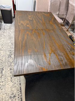 Wood table