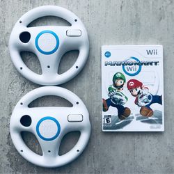 Mario Kart Wii + 2 Wheels for Nintendo Wii