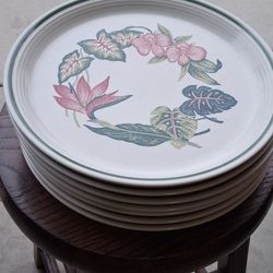 13 Inch Dinner Plate Vintage 7 Plates