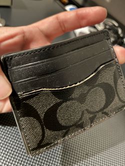 Coach card wallet (used )