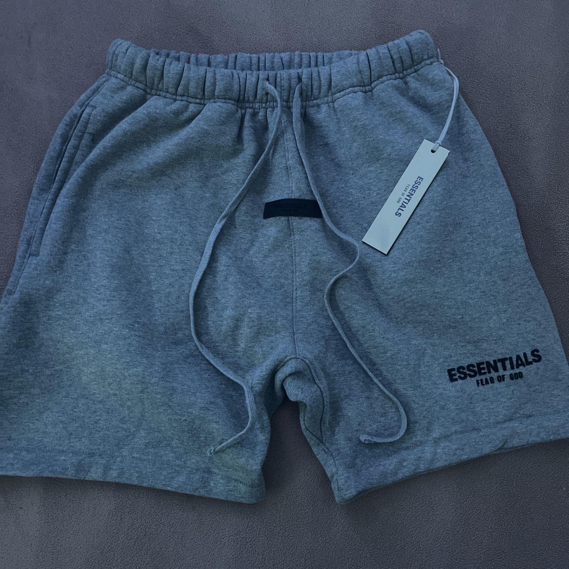 Essentials Fear Of God Dark Oatmeal shorts