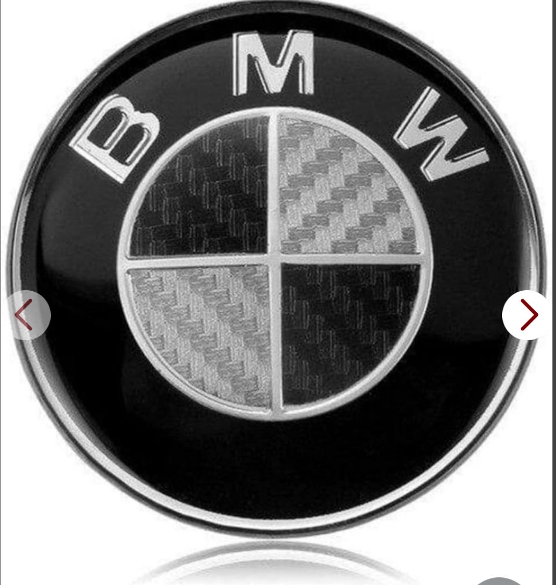 BMWMODS 7-Piece Hood Trunk Emblem Set | E82 E90 E92 E93 M3 (Black)