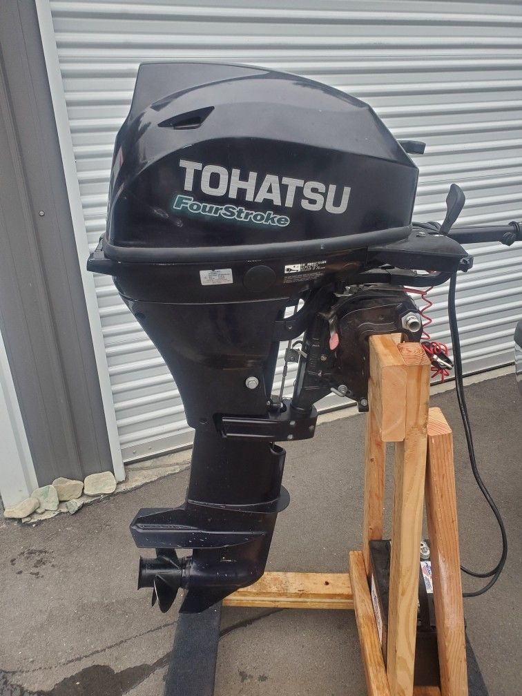 2015 TOHATSU 20HP 4 STROKE LONG SHAFT OUTBOARD