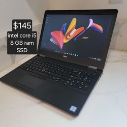 Windows 11 pro Core i5 8GB RAM SSD Dell Laptop Delivery Available