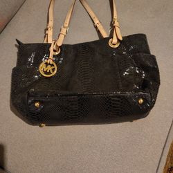 $30 Michael Kors  Patent Embossed Python Jet Set Tote