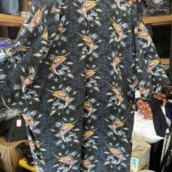 HWY 1 Look'n Hot Feel'n Cool Hawaiian Aloha Shirt Men’s