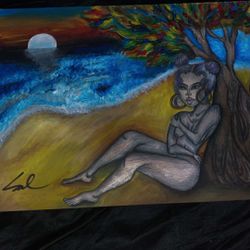 Color Pencil And Acrylic Painting 