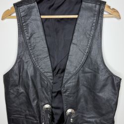 Lariat Leathers USA Leather Vest 42L