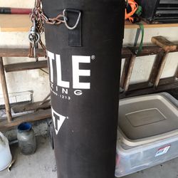 Title Heavy Punching Bag Canvas