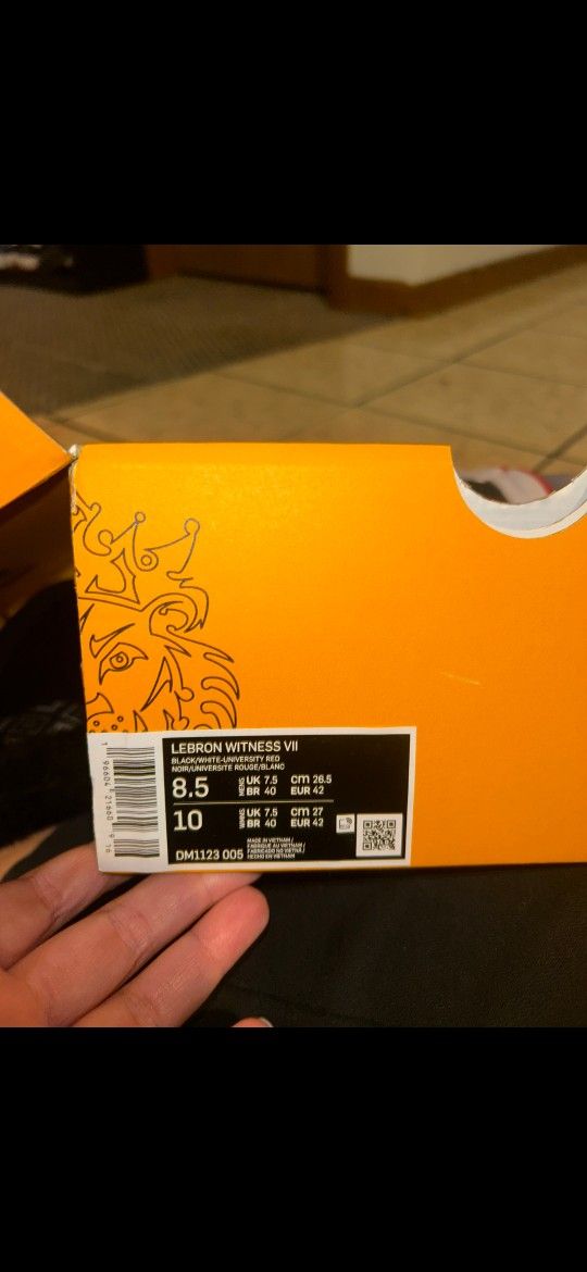 Lebrons Size 8.5
