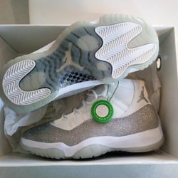 Air Jordan 11 White Metallic Silver( Women)