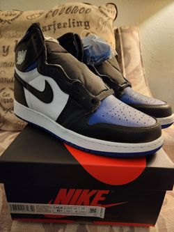Nike Jordan 1 Retro High Royal Toe - Size 6.5GS